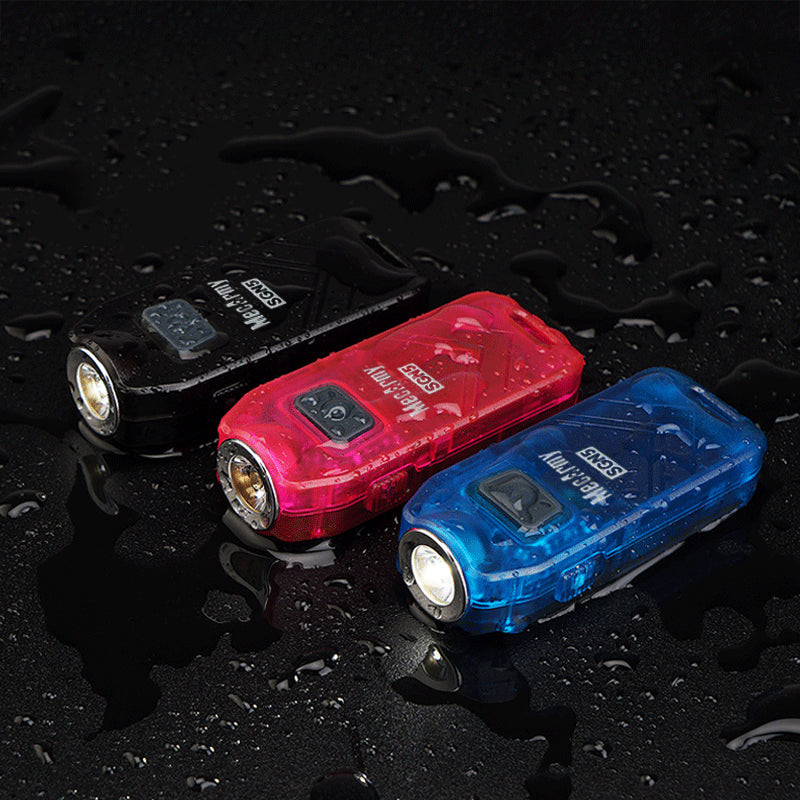 MecArmy 560 Lumens Flashlight 115 dB Siren Alarm USB Rechargeable Camping Lamp Hunting Emergency Lanten