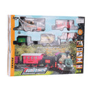 Christmas Electric Rail Train Tracks Set Lights Sound Kids Toys Gift