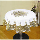 Tablecloth Bronzing Waterproof Circular Mats Pvc Plastic