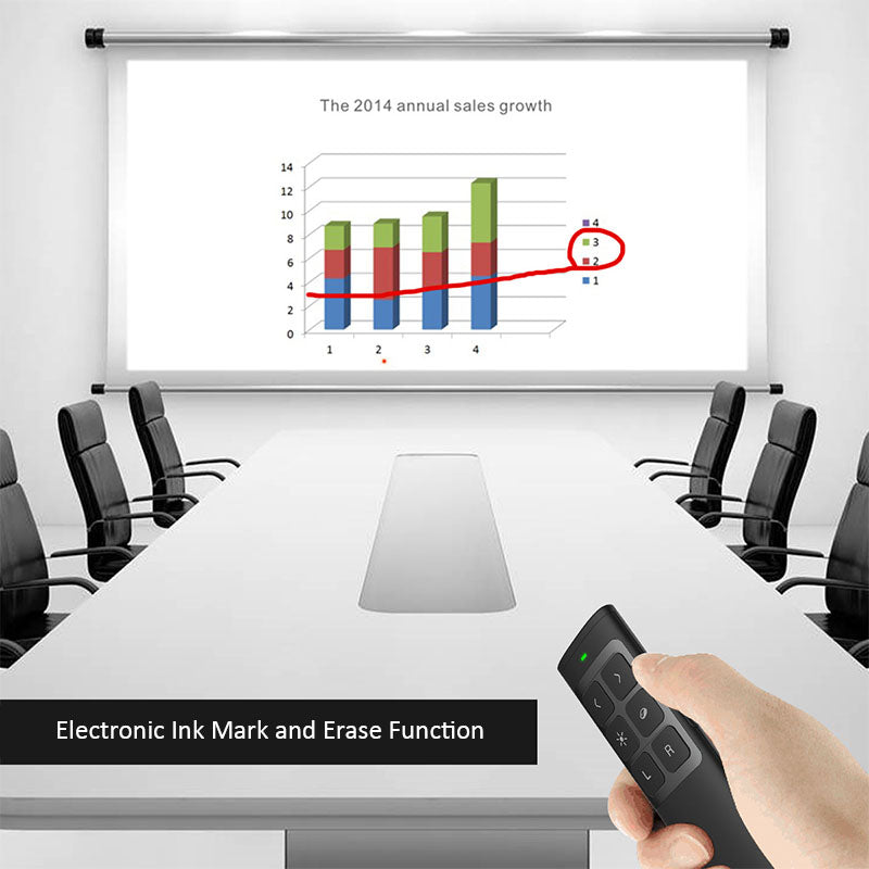 VINSIC Wireless laser PPT flip pen with mouse function Presenter Pen Remote Control PPT Powerpoint Presentation Laser Flip Marker Pen