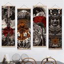 20x60cm HD Ukiyoe Canvas Paintings Wall Art Poster Hanging Picture Home Decor
