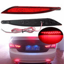 2pcs 25LEDs Red Rear Tail Lamp LED Bumper Brake Stop Running Light For Hyundai Sonata 8th 11-14