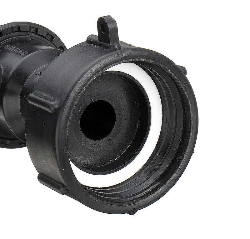 S60x6 3/4'' IBC Tank Drain Adapter Pagoda Outlet Tap Water Connector Replacement PP Ball Valve Fitting Parts for Home Garden