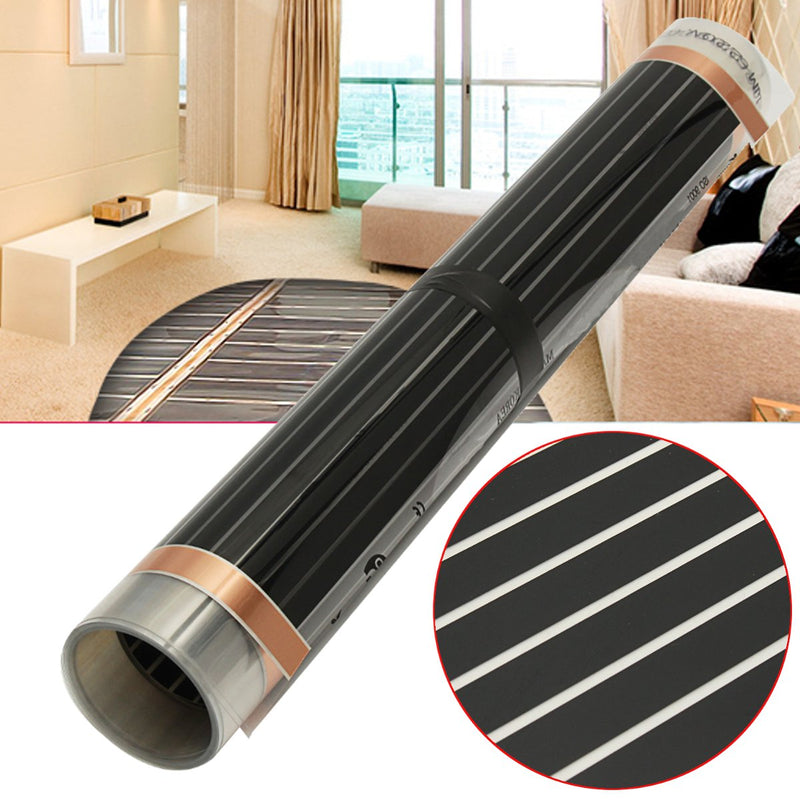 50CMx3M 220V Far Infrared Floor Heating Film Crystal Carbon Fiber Underfloor Heating Film