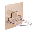 Wall Mounted Magic Sticky Shampoo Hook Shower Hand Soap Bottle Storage Hanging Holder
