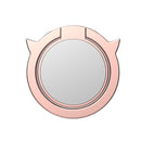 Metal Angel Devil Finger Ring Holder Mini Mirror 360 Degree Rotation Phone Stand for iPhone Samsung