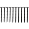 KCASA 10pcs/Pack Black PP Mulch Shading Pest Control Garden Ground Nail Plastic Film Fixing Tools