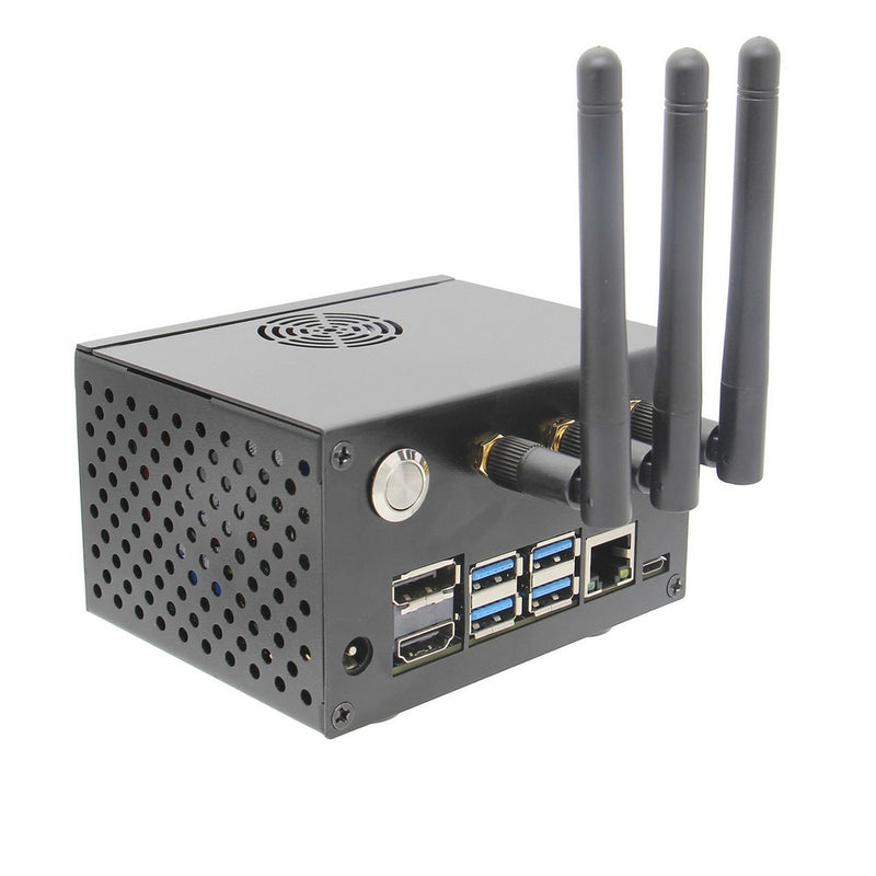 Jetson Nano Metal Case Enclosure with Power & Reset Control Switch for Jetson Nano Developer Module Kit