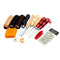 14Pcs Leather Craft Hand Stitching Sewing Tool Thread Awl Waxed Thimble Kit Hand Tools