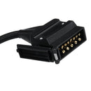 7 Pin Flat Female Socket to 12 Pin Male Plug Caravan Connector Trailer Adaptor