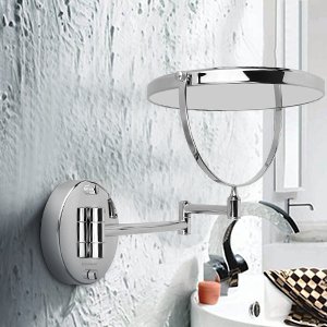 FRAP F6106 and F6108 Wall Mounted Chrome Finished Bathroom Accessories Mirrors Adjustable Distance