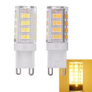 AC110-240V 5W G9 2835 Pure White Warm White No Strobe 52 LED Ceramic Corn Light Bulb for Outdoor Use