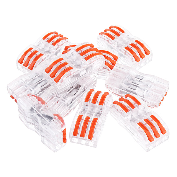 10pcs SPL-3 Clear Wire Connector Fast Connection Terminal