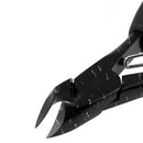 Y.F.M Black  Ingrown Toenails Cutter Matter Black Handle Ingrown Nail Clipper Manicure Tool With Box