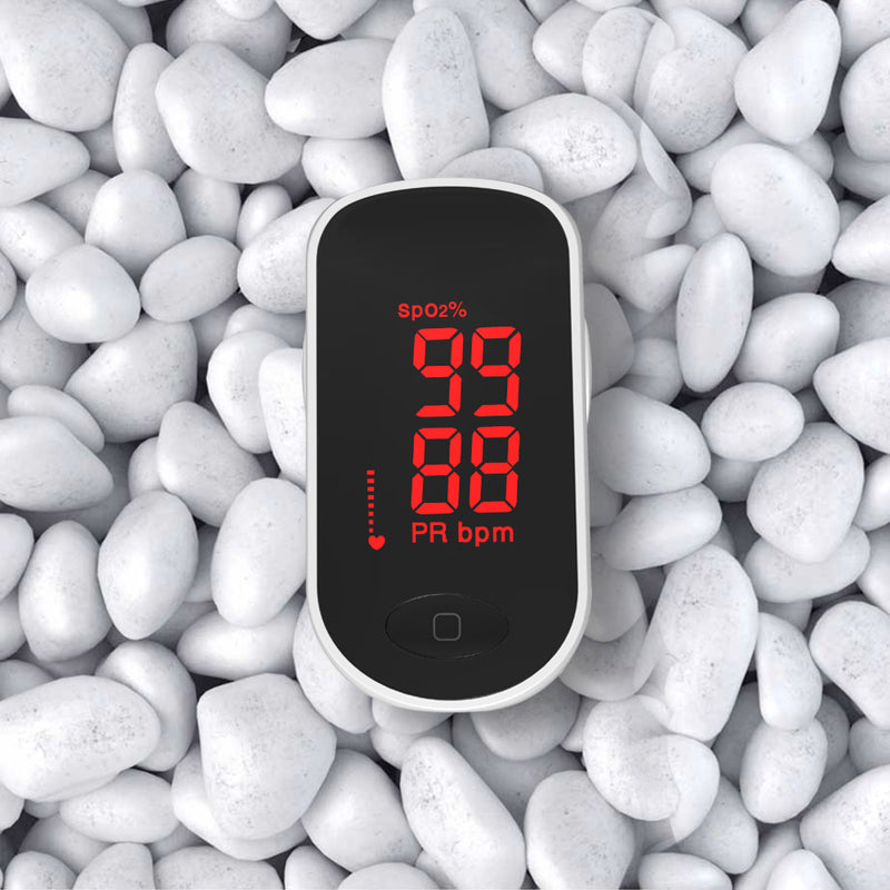 BOXYM C1 LED Medical Household Digital Fingertip Pulse Oximeter Blood Oxygen Saturation Meter Finger Monitor Portable