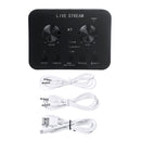 X7 Live Sound Card Microphone 20 Functions Voice Changer for Mobile Phone PC Computer Broadcast