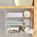 Multi-purpose Hanging Under Desk Shelf Bookshelf Storage Rack Cabinet Basket Household Home Office Kitchen Organizer