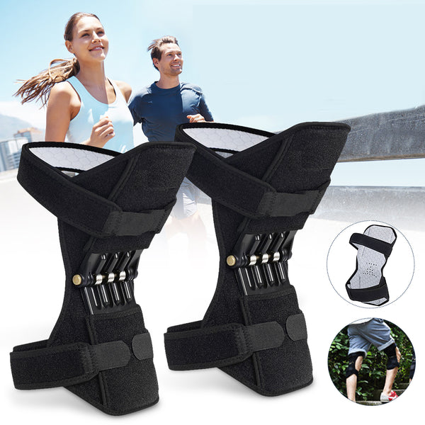 1 Pair Powerful Rebound Spring Force Knee Pad Knee Support Patellar Joints Booster Pain Relief Sports Training Protector