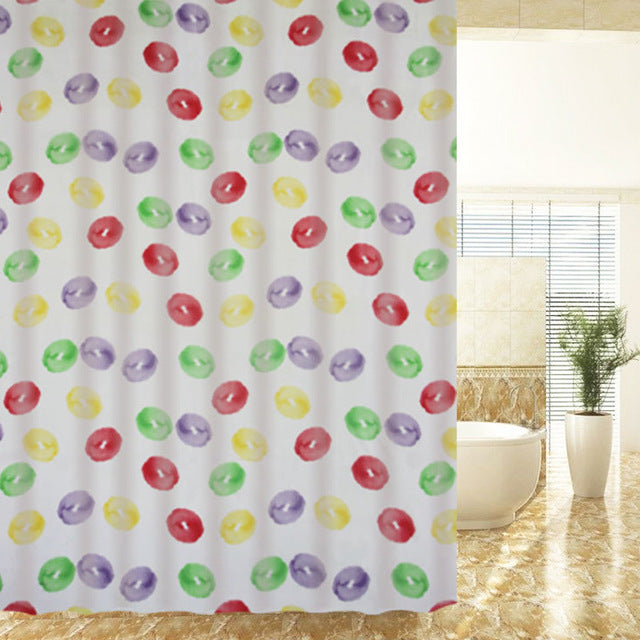 Shower Curtain Thickening Peva Bathroom Curtain Bathroom Curtains Toilet Dry And Wet Separation Partition Waterproof Curtain Logo