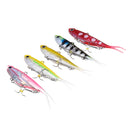 5Pcs/Set 9.5cm Fishing Lure Spinners Plugs Spoons Soft Bait Pike Bream