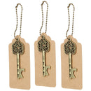 3Pcs Vintage Key Bottle Opener Wedding Favor Gift Candy Box Set Kit