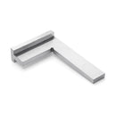 DIN875-2 75 x 50mm Stainless Steel 90 Degree Square Ruler Wide Base Gauge for Woodworking