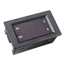 AC100-300V 0-10A Red Blue / Red Red AC Digital Dual LED Display Voltmeter Ammeter Amp Volt Voltage Current Meter Tester