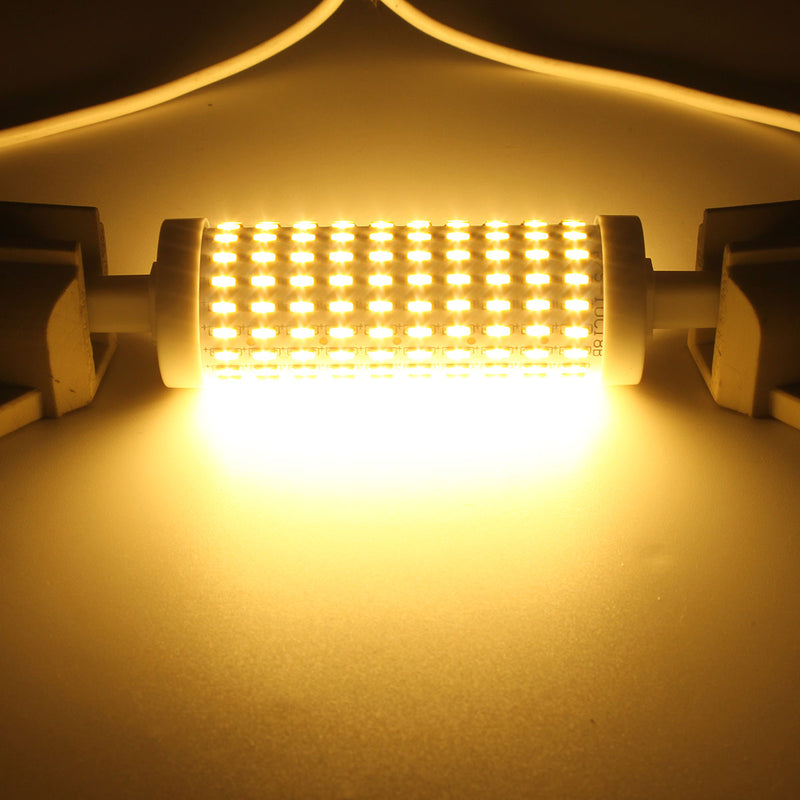 Dimmable R7S 118mm 8W 180 SMD 4014 LED Pure White Warm White Light Lamp Bulb AC85-265V