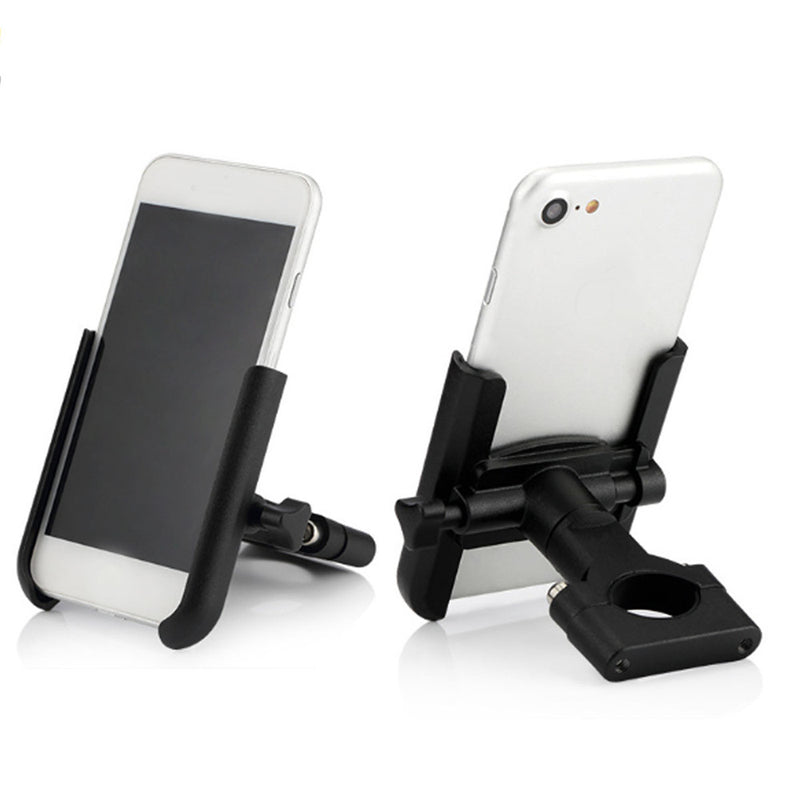 Adjustable Universal Aluminum Alloy Motorcycle Mirror/Handlebar Phone Holder