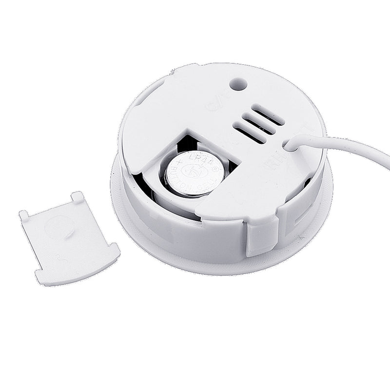 Round Electronic LCD Digital Thermometer Temperature  Meter for Indoor Outdoor Temperature Instruments with External Probe