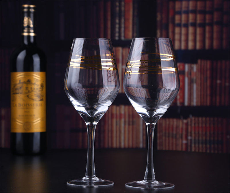 Gold Champagne Glass Wine Glass Bar Tools Red Wine Glass Wine Goblet Wine Glass Cup