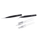 3D Printer Cleaning Nozzle Cleaning Brush Box with Clean Brush Soft Iron Wire Industrial Rust Removal Brush + Nozzle Cleaning Needle