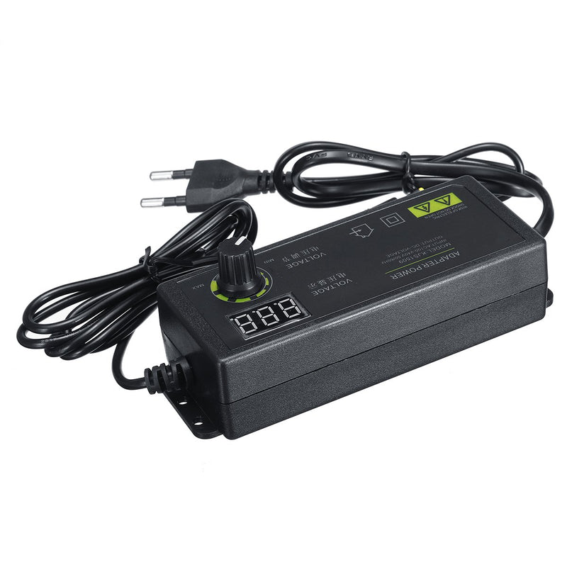 DC 3V-24V 2.5A 60W AC/DC Adapter Switching Power Supply Adjustable Power Adapter W/ Display Screen