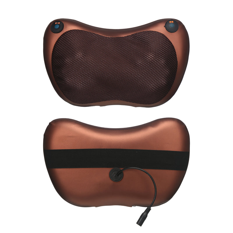 12V 20W Multifunctional Massage Pillow Sports Relax Infrared Cervical Lumbar Back Electric Massager