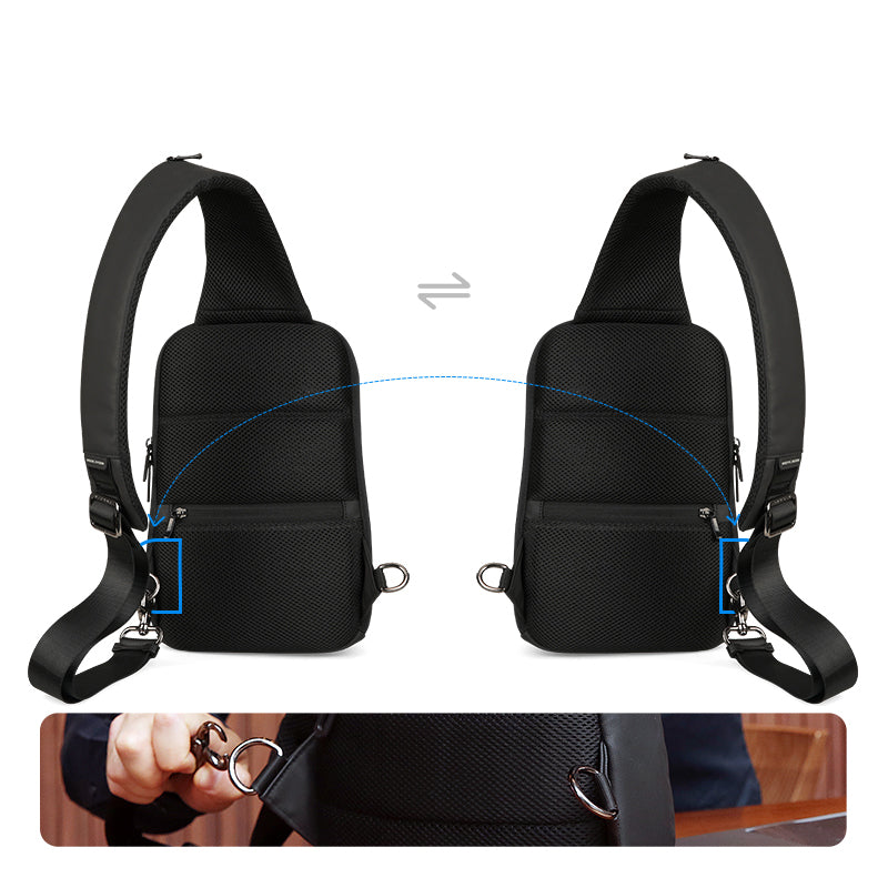 Mark Ryden Anti Theft Sling Bag Laptop Bag Waterproof Shoulder Chest Cross Body Backpack Lightweight Casual Daypack