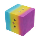 Huge Squishy Square Cake Rainbow Colour Kawaii Cute Soft Solw Rising Toy Cartoon Gift Collection