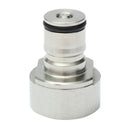G5/8 Stainless Steel Carbonation Cap Adapter for Home Brew Beer Soda