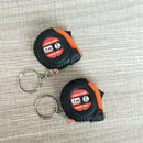 Mini Retractable Taper Measure Ruler Portable Pull Ruler Keychain Retractable Ruler Heart-shaped Tape Measure 1m
