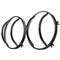 2pcs Headlight Iron Cover Turn Signal Light GrillE-mounted For Jeep Wrangler JK 2007-2015