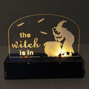 Loskii JM01507 1 pcs Halloween Decoration LED Lamp Candle with LED Tea Light Candles for Halloween Decorations