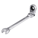8mm 10mm Flexible Head Ratchet Spanner Combination Wrench Nut Tool