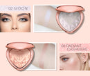 Glow Kit Highlighter Makeup Shimmer Face Body Heart Highlighter Blush Palette Illuminator Highlight Contour Golden Bronzer