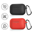 Bakeey Liquid Silicone Shockproof Anti-drop Earphone Storage Case with keychain for Apple Airpods 3 Airpods Pro 2019