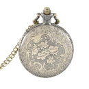 DEFFRUN PARIS Famous European Architecture Pattern Quartz Pocket Watch