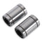 Anet LM8UU Linear Ball Bearings 8mm Bore Dia 15mm OD 24mm Length Rubber Linear Ball Bearing Bushing for 3D Printer