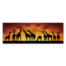 DYC 10672 Single Spray Oil Paintings Giraffe Sunrise Landscape For Home Decoration Paintings Wall Art