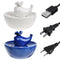 Pet Puppy Ceramic Auto Circulating Water Dispenser Ultra-quiet Cat Dog Drinking Fountain Bowl Drinker Water Feeder