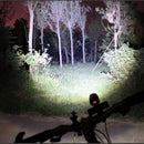 XANES ZL01 800LM T6 Bike Light 3 Modes Waterproof and STL03 100LM IPX8 Bicycle Taillight