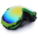 Outdoor Motorcycle Ski Goggles Spherical Dual Lens Snowboard Polarized Glasses