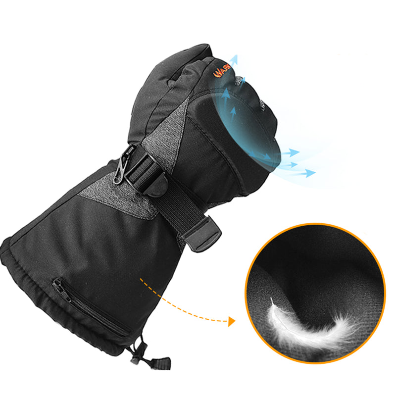 Electric Battery Power Touch Screen Heated Gloves Winter Hand Warm Waterproof